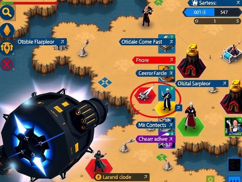 Meteor Dominion Ace Overlord gameplay screenshot showing strategic battle